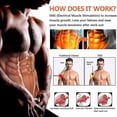 thumbnail image 5 of Estimulador muscular Ems, entrenador de cintura profesional para hombres y mujeres, entrenador de abdominales, tonificación muscular abdominal, cinturones de tonificación electrónicos kaili Sencillez, 5 of 5