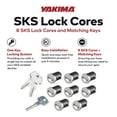 thumbnail image 2 of Yakima Car Rack System Component SKS Lock Core Kit with Key (8 Pack), 2 of 10