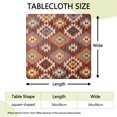 thumbnail image 2 of Decorative Flowers Pattern Elastic Table Cover with Bohemian Style for Patio and Dining Use, 2 of 6