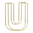 thumbnail image 6 of Balsa Circle 8" Gold U Metal 3D Wire Alphabet Number Sign Wedding Party Bar Tabletop Decorations, 6 of 6