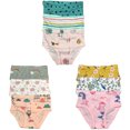 thumbnail image 4 of B&Q's Stylish and Cozy Wear: Adorable Comfort in a 9-Pack of Toddler Little Girls' Cotton Briefs | Sizes 2T-7T, 4 of 5