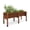 Brown, variant on 72"x26"x31" Elevated Wooden Raised Garden Bed with Storage Hooks for Vegetables,Flowers,Beige
