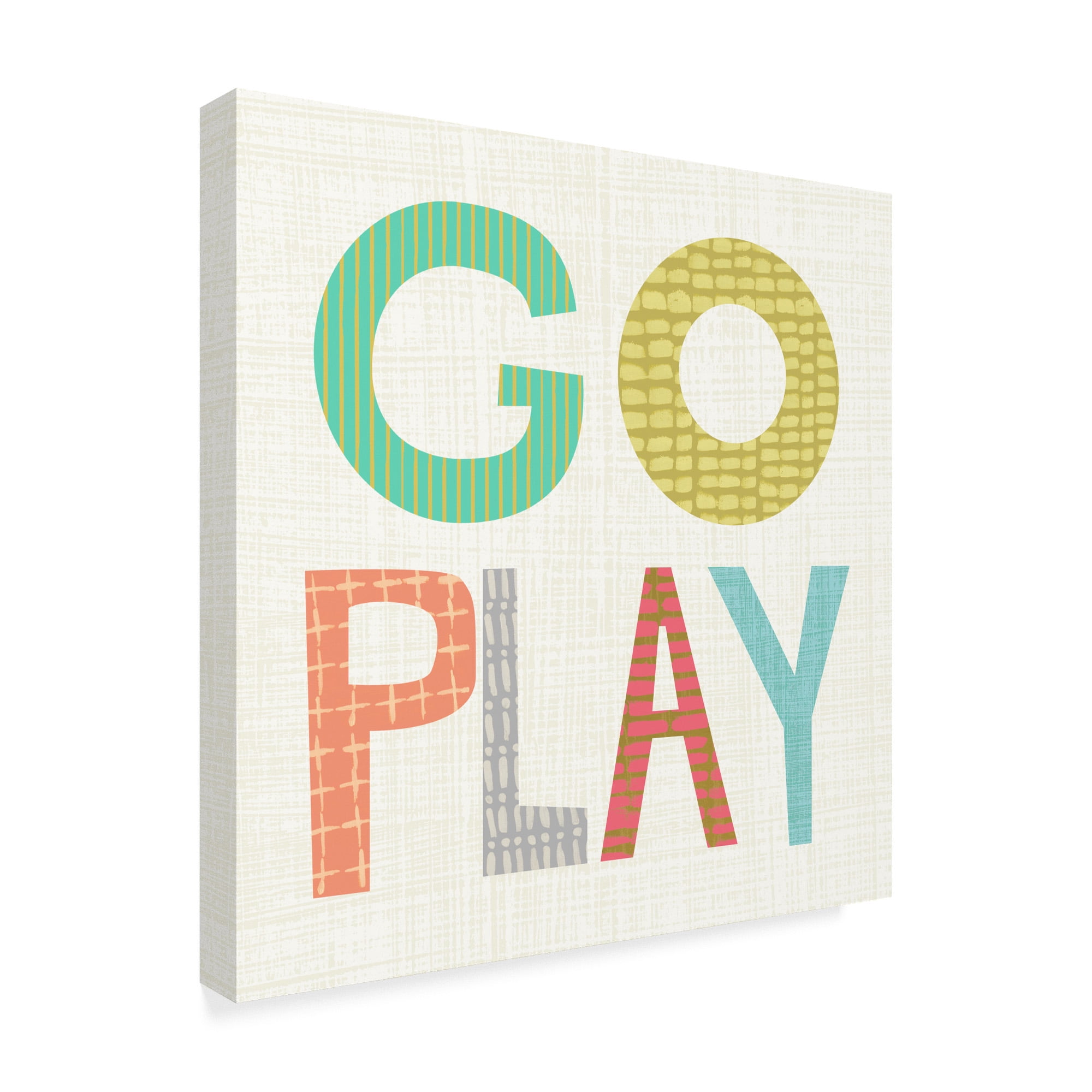 Trademark Fine Art 'Kid Play III' Canvas Art by Chariklia Zarris