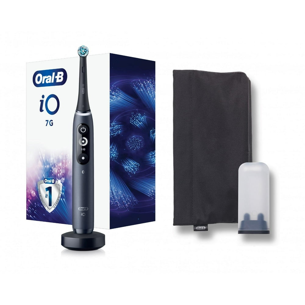 OralB iO Series 7G Electric Toothbrush with 1 Brush Head, Black Onyx