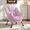 Pink, variant on Arlopu Lazy Chair, Modern Polyester Fabric Sofa Chair, Accent Oversized Comfy Reading Chair with Armrests & Side Pocket for Living Room, Bedroom, Balcony & Deck, Pink