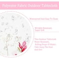 thumbnail image 5 of Outdoor Tablecloth with Umbrella Hole, Spring & Summer Outdoor Tablecloth, Fabric Spill Proof and Waterproof with Zipper Floral Tablecloth for Spring/Summer/Party/Picnic Rectangle 60 x 84 in, 5 of 6