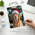 thumbnail image 5 of Acrylic Writing Tablet,Dog Wearing A Santa Hat12.5"×9"Rectangular One-sided Printed Clear Acrylic Writing Tablet., 5 of 8