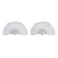 thumbnail image 3 of Advancent Abanico de plumas para decoración, manualidades, fiestas, Cosplay, adorno de mano para el hogar, abanicos decorativos, presente, baile, boda, Type1 NO1 Advancent CBP089784, 3 of 5