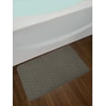 thumbnail image 2 of Classical Bath Mat, Pattern of Vertical Streaks Waves in Nostalgic Tones and Traditional Feels, Plush Bathroom Decor Mat with Non Slip Backing, 29.5" X 17.5", Dark Sepia Tan, by Ambesonne, 2 of 2