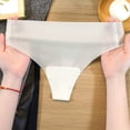 thumbnail image 6 of Bovxnpu Women's Plus Size Panties, Seamless Thongs For Women No Show Ladies Thong, Women's Seamless Ice Silk Comfortable Breathable Underwear Briefs G-strings Underwear, 6 of 6