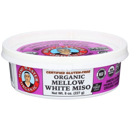 Miso Master Organic Mellow White and Dom Miso, 8 Ounce -- 6 per case.