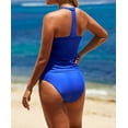 thumbnail image 3 of Women's Blue Retro Sydney Sporty Tankini, 3 of 8