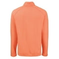 thumbnail image 3 of Men's Cutter & Buck Heather Orange Houston Dynamo FC Peshastin Eco Fleece Recycled Raglan Half-Zip Top, 3 of 3