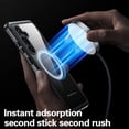 thumbnail image 4 of Pozyie for Samsung Galaxy S24 FE Protective Case, Built-in Tempered Glass Screen Protector, Compatible with Magsafe Full Body Shockproof Case, Purple, 4 of 7