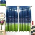 thumbnail image 4 of Soccer Goal Post Curtains for Boy Home Decor, Football Sports Stadium Blackout Rod Pocket Thermal Insulated Drapes Darkening Window Curtain for Bedroom Living Room 42x63 Inch, 4 of 4