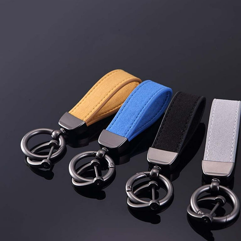 Men Women MultiColors Business Gift Crafts Bag Accessories Key Rings  Lanyard Keychain Key Strap Car Key Ring Holder Suede Leather Lanyard RED 