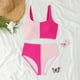 thumbnail image 5 of WILLBEST Conjuntos de Bikini Para Mujer, Trajes de Baño de Dos Piezas Con Cuello Cuadrado Fruncido, Trajes de Baño de Cintura Alta, 5 of 6