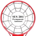 thumbnail image 2 of Red de baloncesto Dakzhou 304, cadena de acero inoxidable inoxidable, 2 of 6