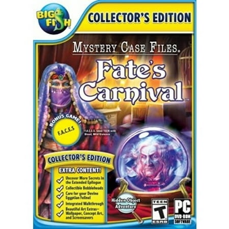Mystery Case Files Fate's Carnival Big Fish Games Collector's Edition (PC (Best Mystery Case Files Games)