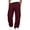 Wine03, variant on YNGKMEA Cargo Pants Men Basic Loose Casual Pants Fashion Workout Drawstring Waist Trousers Comfy and Breathable Pants with Multi Pockets Red XL