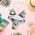 thumbnail image 6 of Wolf Detachable Sponge Adjustable Strap Bikini Set - Two-Pack Swim Wear One-Piece Swimsuits, 6 of 6