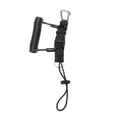 thumbnail image 2 of Hebilla de Cordón perfecl para cámara de buceo canoa cámara de cuerda de seguridad Cordón en espiral perdido para herramienta de submarinismo Negro, 2 of 7