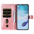 thumbnail image 3 of Estuche de Cuero PU con Cierre para Xiaomi Poco M7 4G , Funda Protectora con Billetera y Correa, 3 of 5