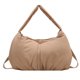 thumbnail image 1 of Bolso acolchado de invierno para mujer bolso de hombro de gran capacidad elegante para uso diario en la oficina, 1 of 9