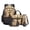 Brown-Deer Cross, variant on Kuiaobaty Deer Cross Print Backpack and Lunch Bag Set for Girls Boys Lightweight Backpack with Pencil Case Portable Lunch Box and Water Bottle Sleeve for School