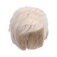 thumbnail image 5 of Peluca Ondulada Rizada en Capas de Cabello Humano Corto para Mujer, Pelucas Rectas para Fiesta de Cosplay, Pelucas Rectas de 10 Pulgadas, Postizo - Blanco Sunnimix Pelucas cortas para mujeres, 5 of 7