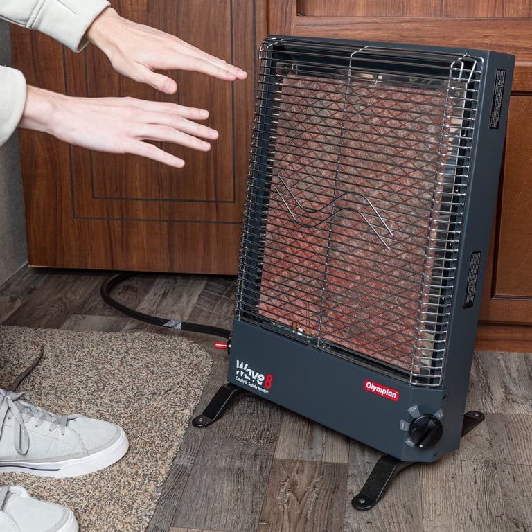 Camco Olympian RV Wave-8 8000 BTU LP Gas Catalytic Safety Heater
