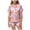 Pink, variant on Enyan Girls Halloween Pajamas 4 Piece Cute Pumpkin/Ghost Print Pajama Short Sleeve Kid Pjs Set Pajamas for Girls(10-11 Years)