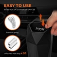 thumbnail image 2 of HOTOR Car Trash Can with Lid - 2 Pack, Mini Essential Car Accessories for Interior, Leakproof Garbage Can with 30 Attached Trash Bags for Car, Home, Office, 2 of 5