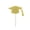 Gold, variant on Eqslft 24pcs Graduation Cupcake Topper - Black Glitter Graduation Cap Graduation Diploma Cupcake Topper- Class Of 2026 Graduation Party Cake Decorations