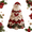 Santa Claus, variant on DIY Quilted Christmas Tree Kit, 3D Fabric Patchwork Craft Set, DIY Christmas Tree Kit, 3D Fabric Patchwork, Quilting Craft, Handmade Tabletop Holiday Decor, Christmas Gift