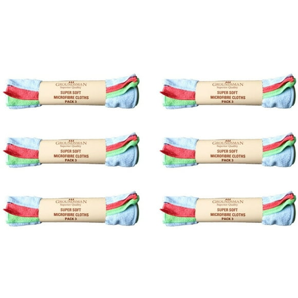 Groundsman Microfibre Cleaning Cloths (Pack of 3)