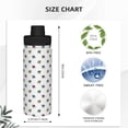 thumbnail image 3 of Picia french bulldog sport golf cap Pattern Water Bottle 18 oz Stainless Steel Insulated Bottles With Handle Leak Proof Gym Sport Water Jug BPA-free insulated kettle For Men Women Adults, 3 of 7