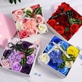 thumbnail image 2 of Leyfeng Rose Soap, Gift Boxed Roses with Greeting Card, Artificial Fake Roses for Ladies, Mother's Day, Valentine's Day & Romantic Weddings, 2 of 9