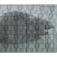 thumbnail image 4 of oneOone Tissu Viscose Chiffon Rayé Imprimé Géométrique Tissu BTY 42 Pouces de Large, 4 of 4