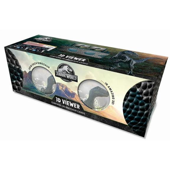 Jurassic World: Dinosaur 3D Viewer, (Hardcover)