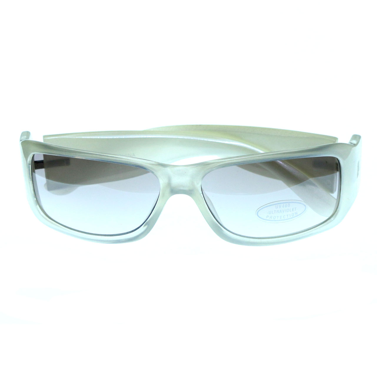 Mi Amore UV protection Sport-Sunglasses White Frame/Gray Lens - image 2 of 2