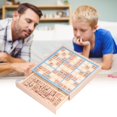 thumbnail image 4 of Juego De Mesa De Rompecabezas De Matemáticas De Madera, Pequeño Juego Educativo Portátil De Números Consecutivos Esquinas Redondeadas Para Jugar En Casa EOTVIA Azul, 4 of 8