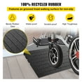 thumbnail image 5 of VEVORbrand Rubber Threshold Ramp, 2.6" Rise Threshold Ramp Doorway, 3 Channels Cord Cover Rubber Solid Ramp, Transitions Rubber Angled Entry Rated 2200Lbs Load Capacity for Wheelchair and Scooter, 5 of 10