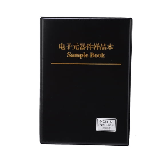 Resistors Assortment Sample Book,0402 Series 170 Value Electronic Component Sample Book Resistors Sample Book Modern Innovation