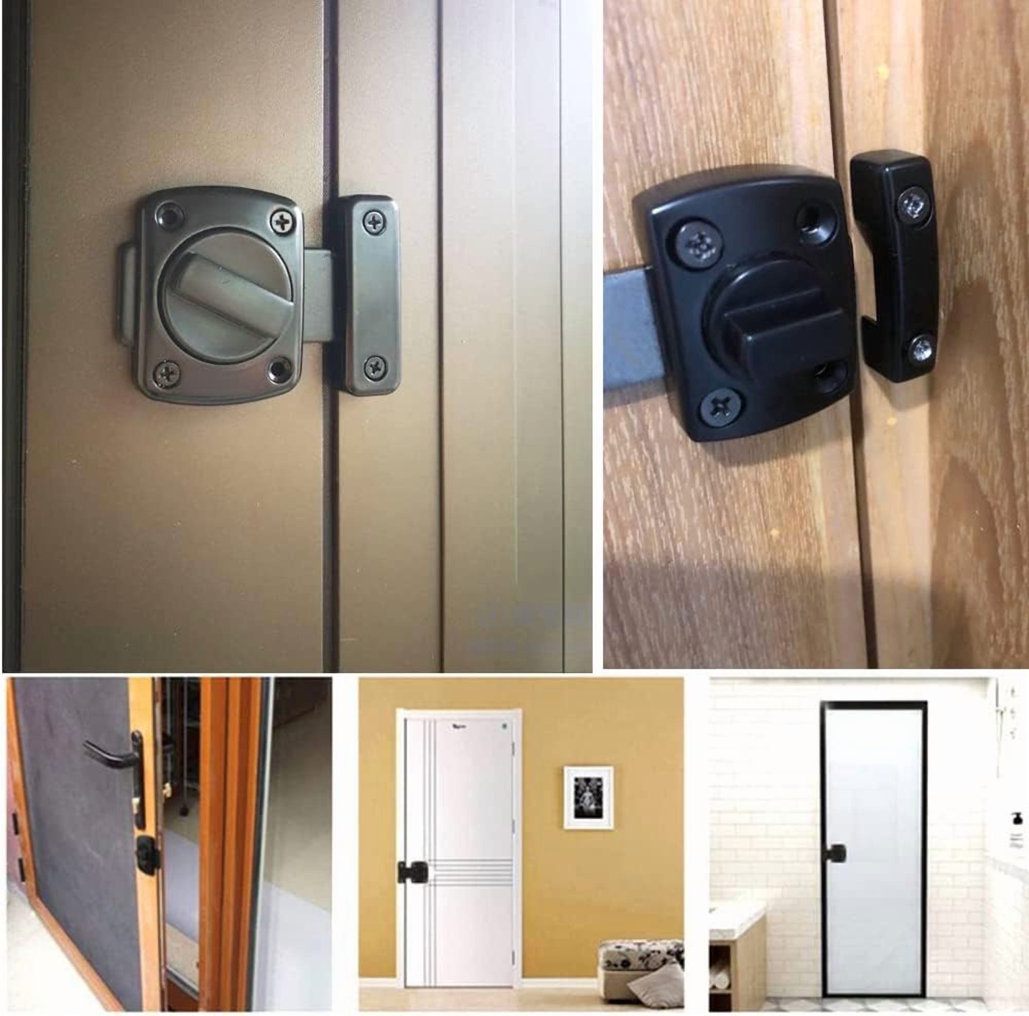 SONGAUN Mechanical Password Cabinet Lock, Rotary Lock for Double Doors, Keyless Combination Door Lock, Black