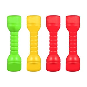 OUNONA 4 Pcs Dumbbells For Kindergarten Random Color Hand-Eye-Arm Coordination Exercise