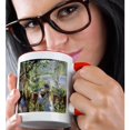 thumbnail image 2 of 3dRose, Renoirs Painting By The Water, 11oz Two-Tone Red Mug, 2 of 7