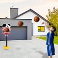 thumbnail image 1 of Kayannuo Clearance Basketball Set Stand Adjust Heights 39.4inch Max With Basketball Indoor Outdoor, 1 of 8