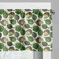 thumbnail image 3 of Ambesonne Artichoke Window Valance, Super Food Organic, 54" X 18", Hunter Green Fern Green, 3 of 5