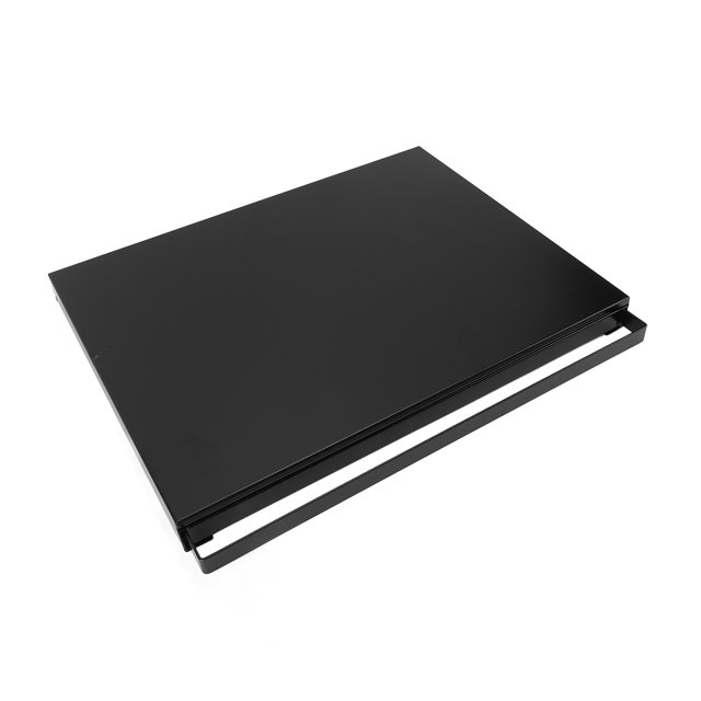 Moving Countertop Coffee Machine Tray, Anti Corrode Carbon Steel Material Extend Space Coffee Maker Moving Slider Plate for Air Fryer BlenderWhite